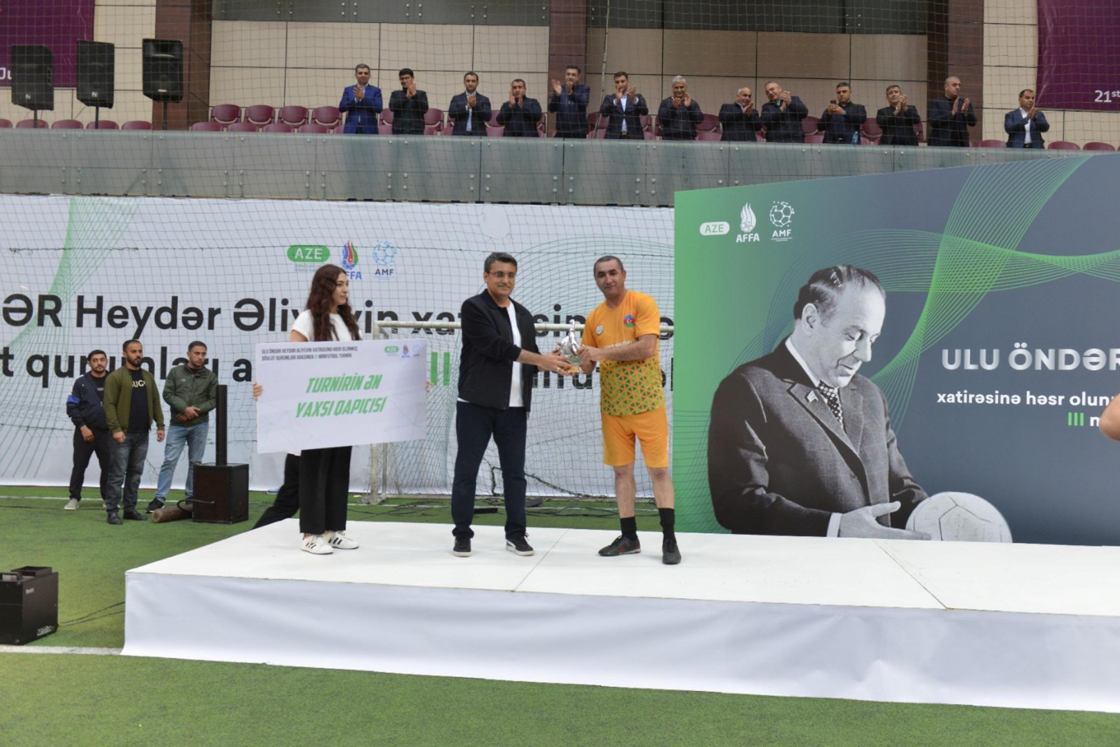 Heydər Əliyevin xatirəsinə həsr olunmuş III minifutbol turniri:Ədliyyə Nazirliyinin komandası...