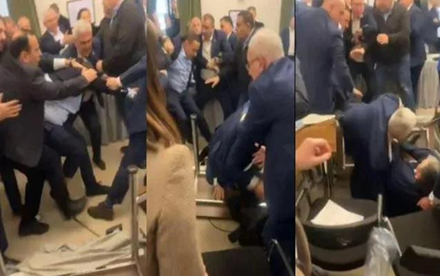 Gürcüstan parlamentində dava -