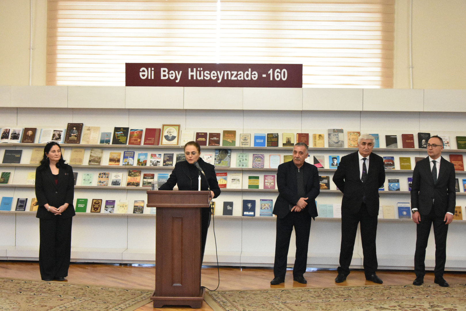 Əli bəy Hüseynzadənin anadan olmasının 160 illik yubileyi münasibətilə kitab sərgisinin açılış mərasimi keçirilib