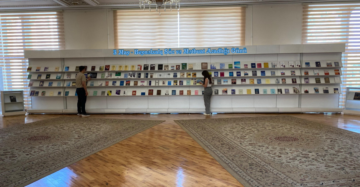 Milli Kitabxanada “3 may - Bеynəlxalq Söz və Mətbuat Azadlığı Günü” adlı kitab sərgisi açılıb