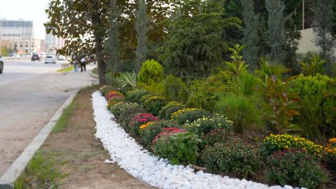 Abşeron rayonunda genişmiqyaslı abadlıq-quruculuq işləri davam etdirilir