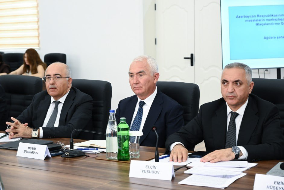 Samir Nuriyev Ağdərədə mühüm iclas keçirdi