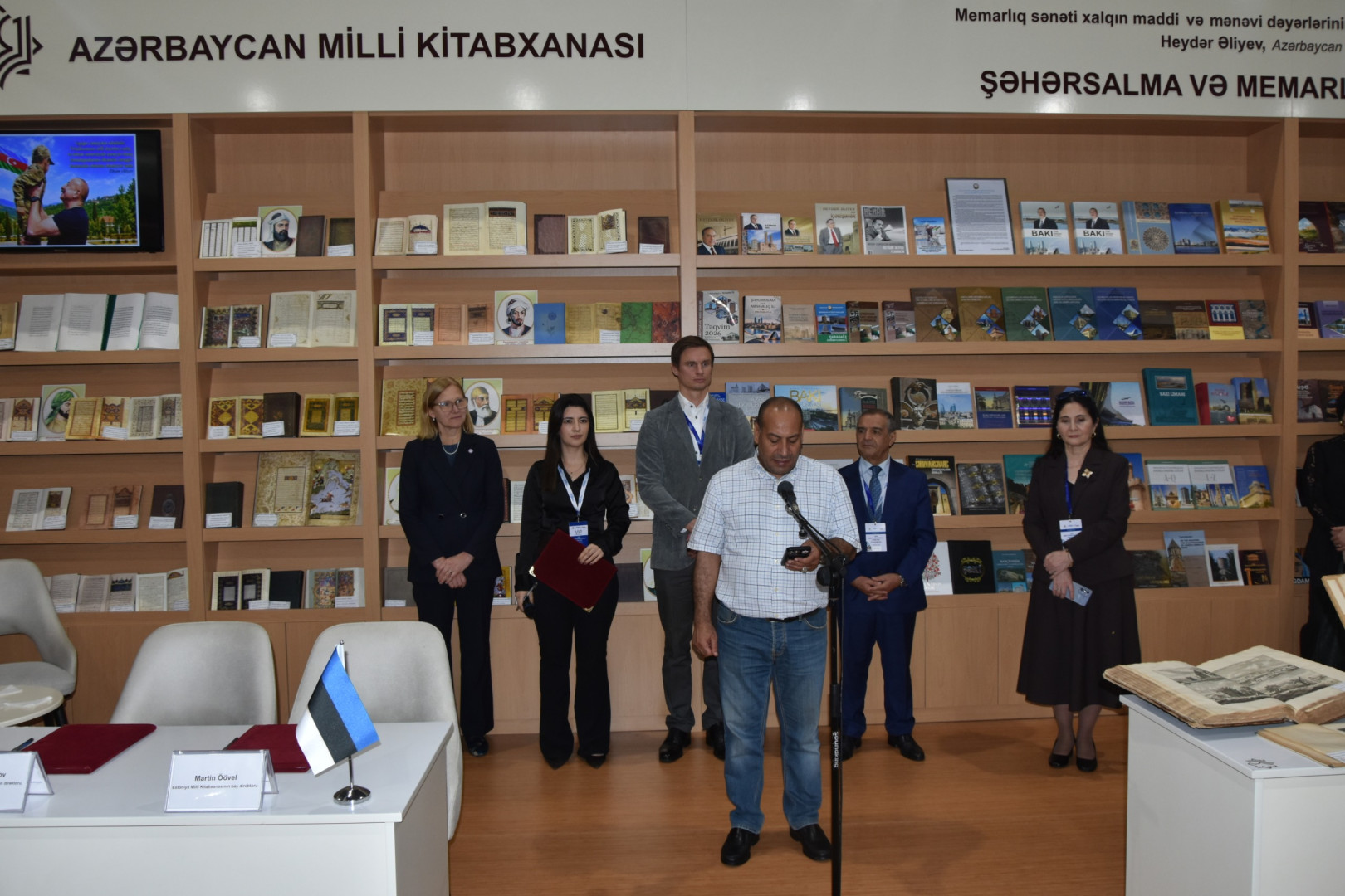 Azərbaycan Milli Kitabxanası ilə Estoniya Milli Kitabxanası arasında qarşılıqlı əməkdaşlığa dair Memorandum imzalanıb