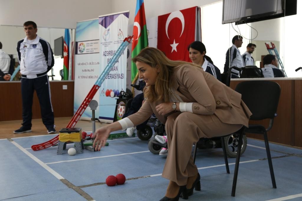 Könül Nurullayeva Boccia İdman Federasiyasının idmançı və rəhbər heyəti ilə görüşüb