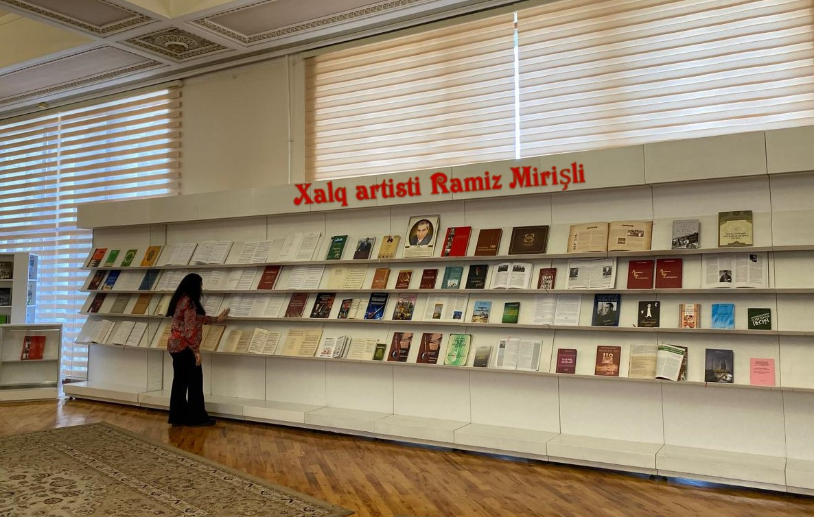Milli Kitabxanada "Xalq artisti Ramiz Mirişli" adlı kitab sərgisi açılıb
