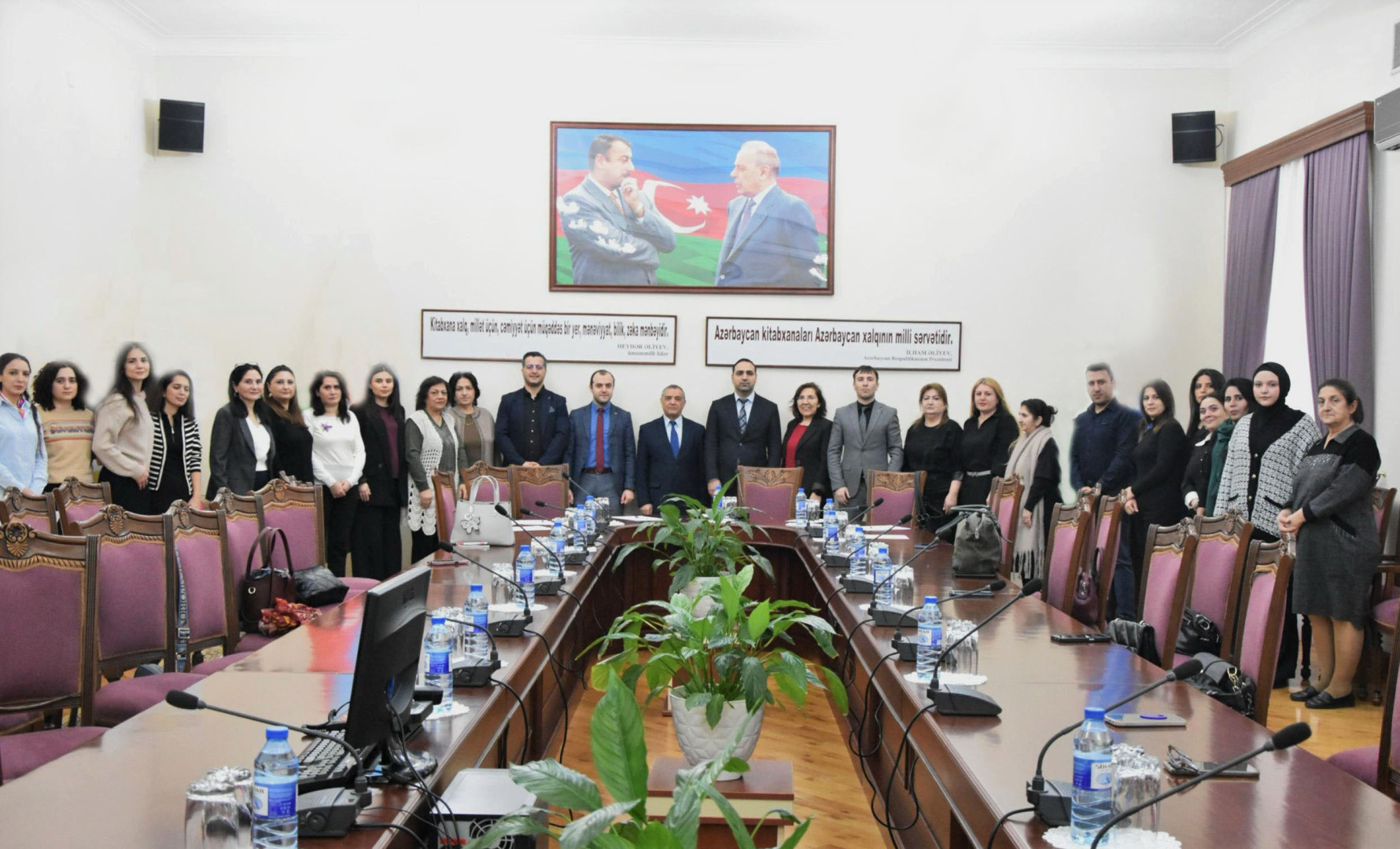 Koha Avtomatlaşdırılmış Kitabxana-İdarəetmə Sistemində işin təkmilləşdirilməsi məqsədilə Türkiyəli mütəxəssislər Milli Kitabxanaya dəvət olunub