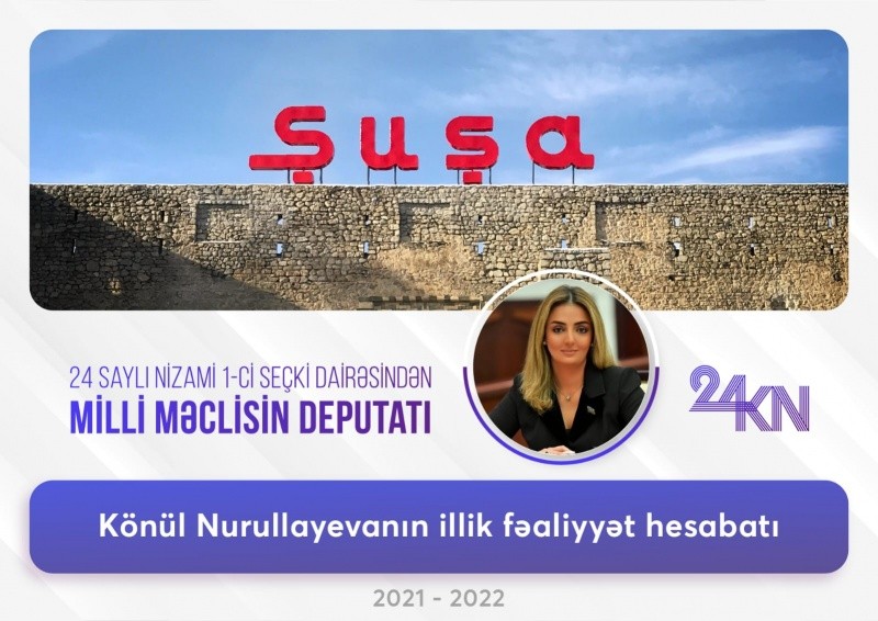 Könül Nurullayeva bir illik fəaliyyət hesabatını təqdim edib