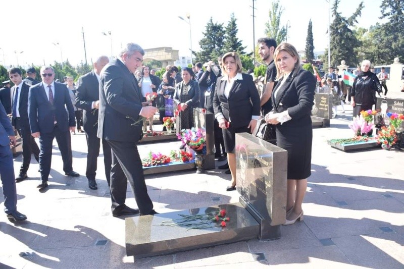 “27 Sentyabr - Anım Günü” münasibətilə Qubada Şəhidlər Xiyabanı ziyarət edilib