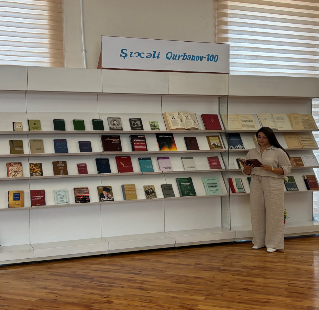 Milli Kitabxanada “Şıxəli Qurbanov-100” adlı ənənəvi kitab sərgisi açılıb