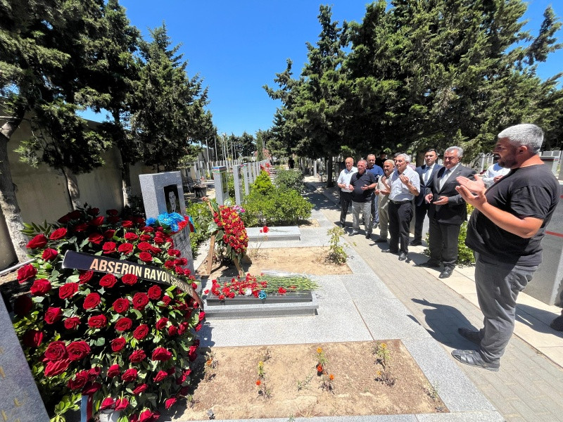 Abşeron rayonunda şəhidlərimiz və onların ailə üzvləri ziyarət olunub