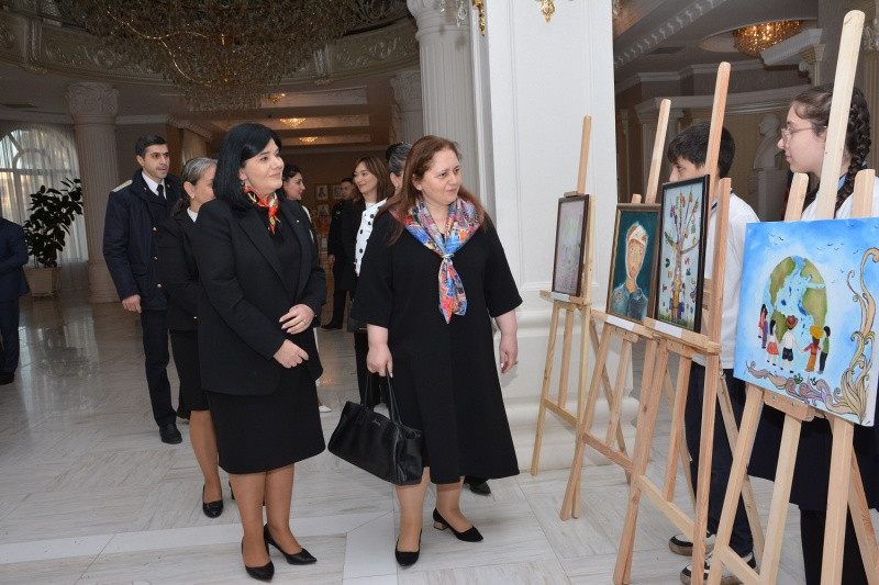 Abşeron RİH-nin təşəbbüsü ilə "Ümummilli Lider Heydər Əliyev və dövlət uşaq siyasəti" mövzusunda konfrans keçirilib