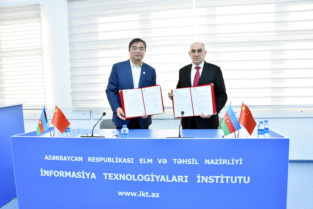 İnformasiya Texnologiyaları İnstitutu ilə Honkonq Kore Akademiyası arasında Anlaşma Memorandumu imzalanıb