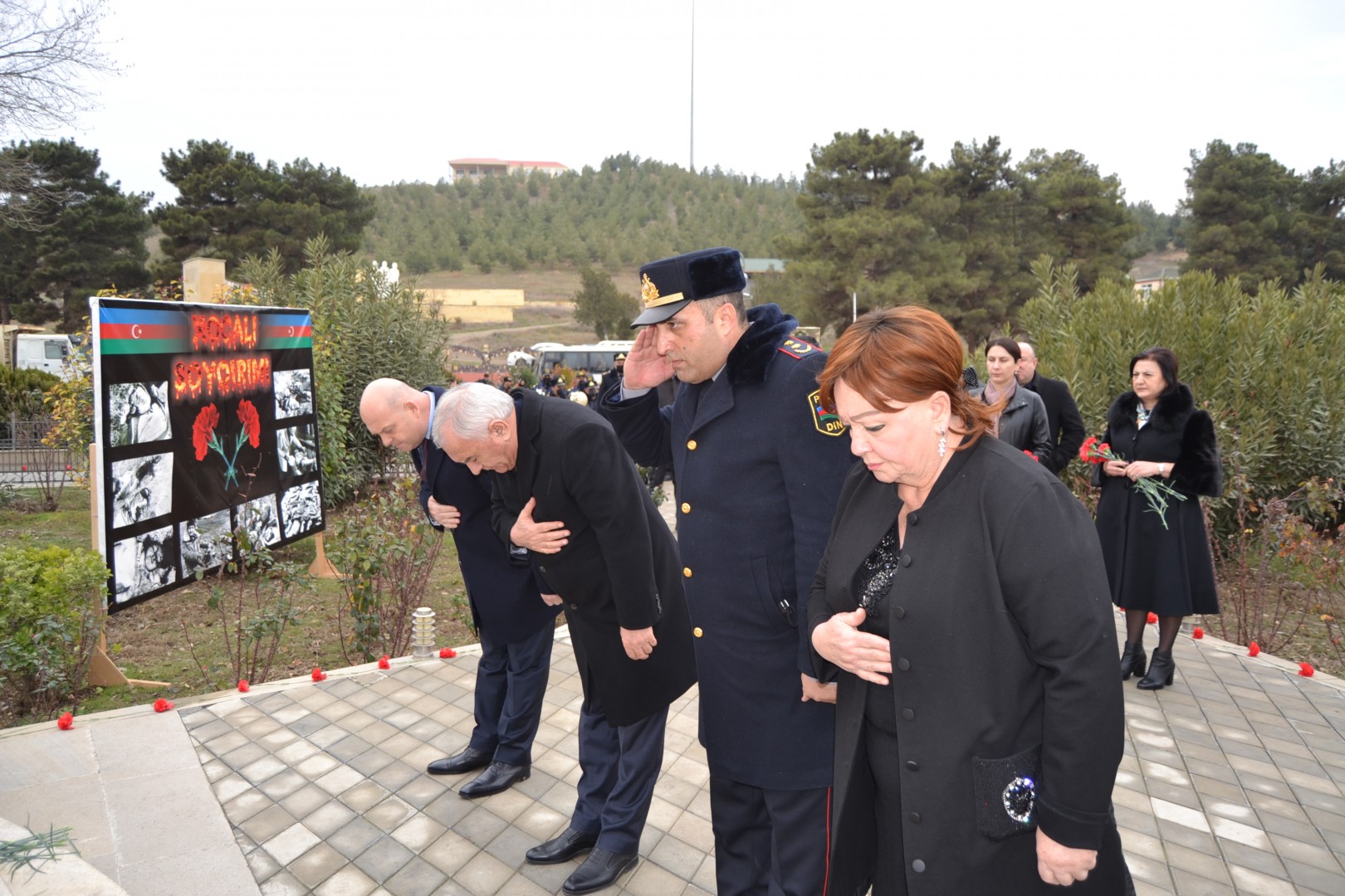 Füzuli rayonunda Xocalı soyqrımı qurbanlarının xatirəsi anılıb- FOTOLAR