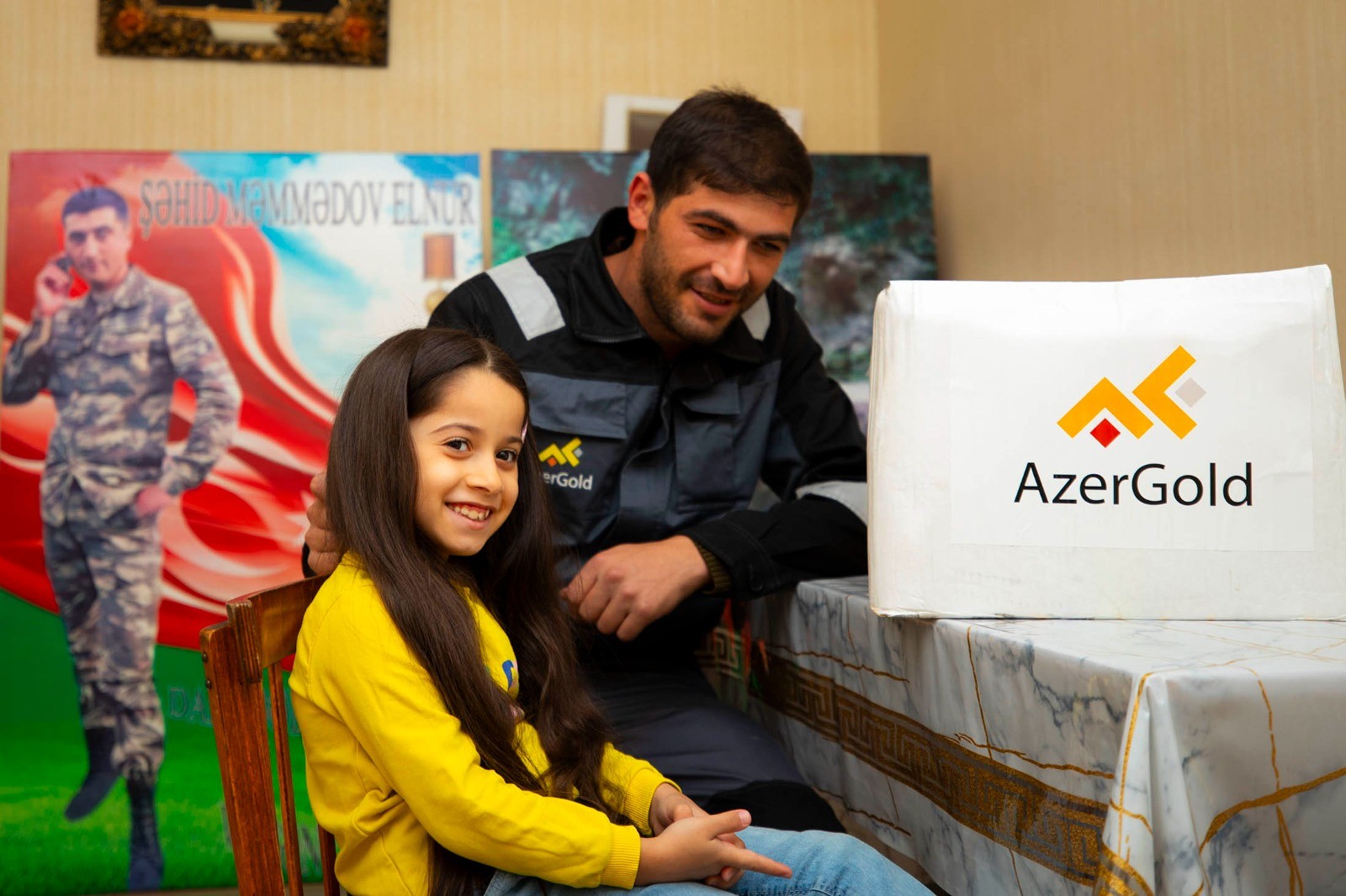 Сотрудники ЗАО «AzerGold» навестили семьи шехидов в Дашкесанском районе