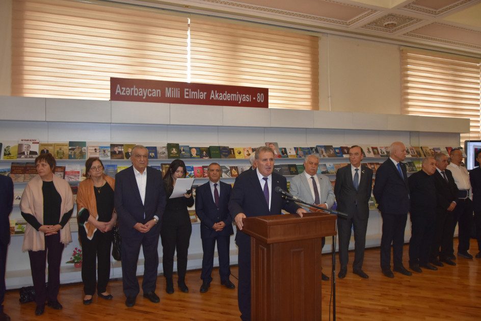 Milli Kitabxanada Azərbaycan Milli Elmlər Akademiyasının 80 illik yubileyinə həsr olunmuş tədbir keçirilib