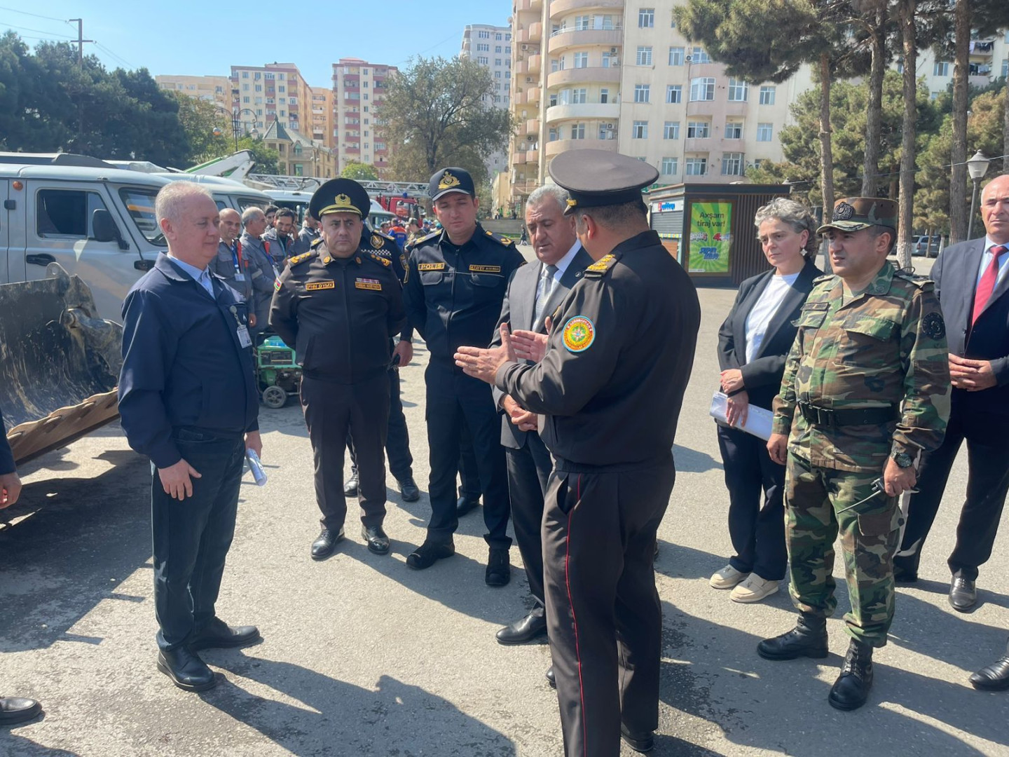Abşeron rayonunda FHN-in Sumqayıt Regional Mərkəzi tərəfindən nümunəvi mülki müdafiə məşqi təşkil edilib