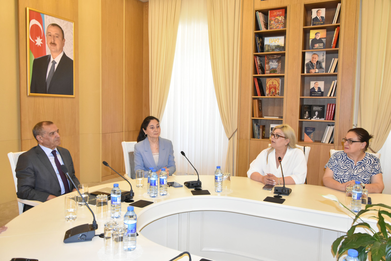 Azərbaycan Milli Kitabxanasının yeni loqosunun təqdimat mərasimi keçirilib