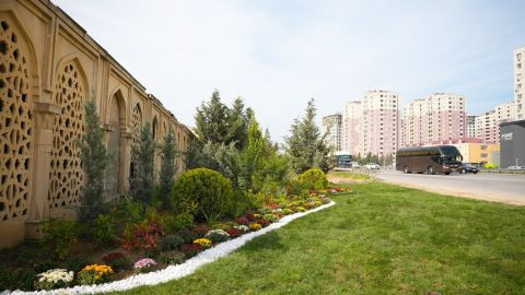 Abşeron rayonunda genişmiqyaslı abadlıq-quruculuq işləri davam etdirilir