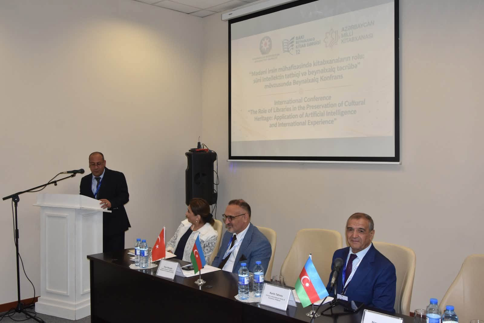 Mədəniyyət Nazirliyinin və Azərbaycan Milli Kitabxanasının birgə təşkilatçılığı ilə “Mədəni irsin mühafizəsində kitabxanaların rolu: süni intellektin tətbiqi və beynəlxalq təcrübə” mövzusunda Beynəlxalq Konfrans keçirilib