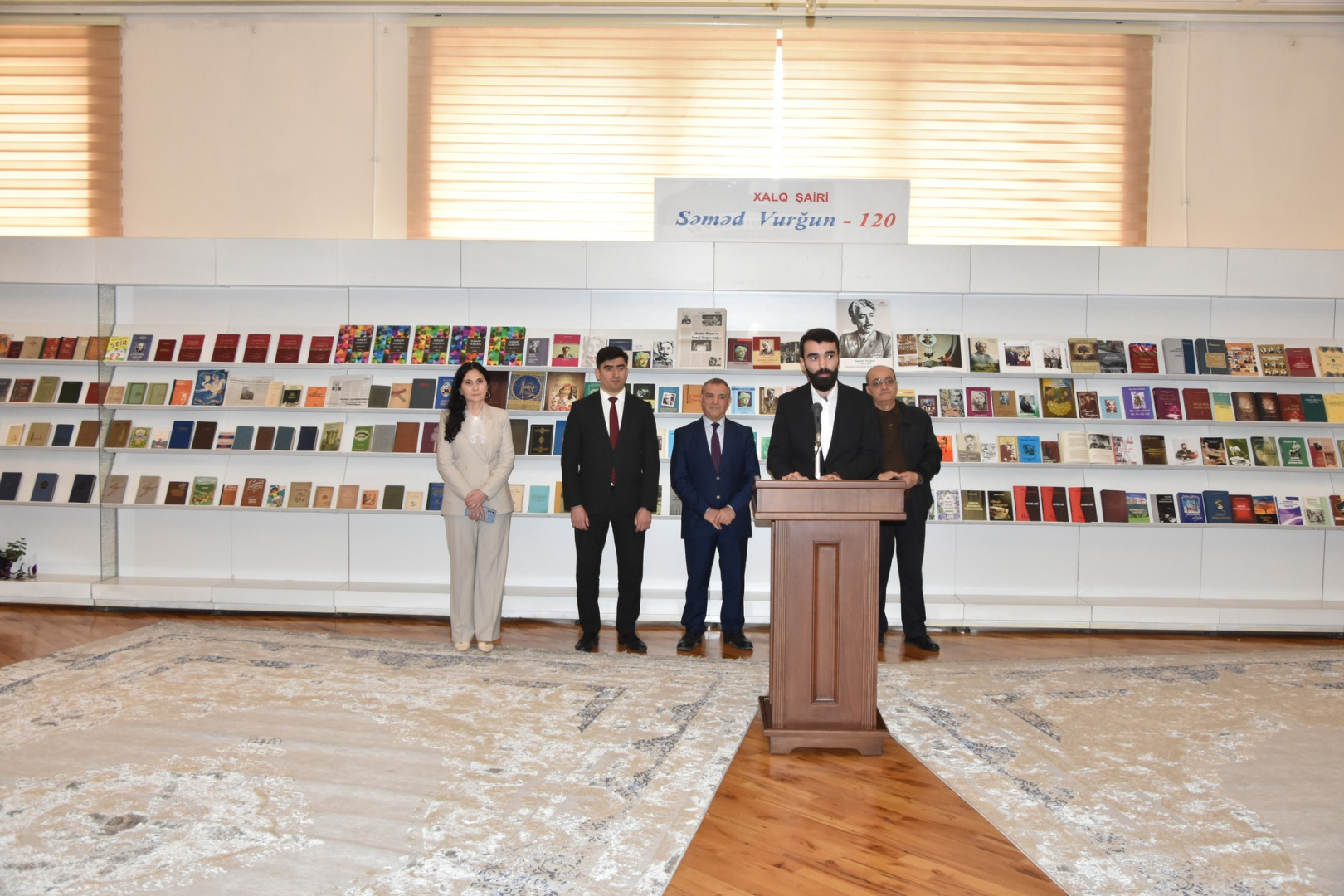 XX əsr Azərbaycan ədəbiyyatının görkəmli siması Səməd Vurğunun 120 illiyinə həsr olunmuş tədbir keçirilib