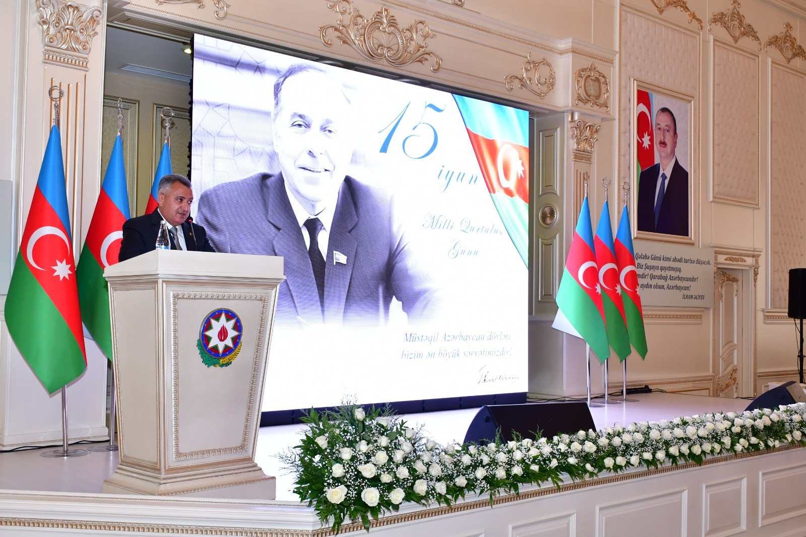 Abşeron rayonunda 15 iyun – Milli Qurtuluş Gününə həsr olunan tədbir keçirilib