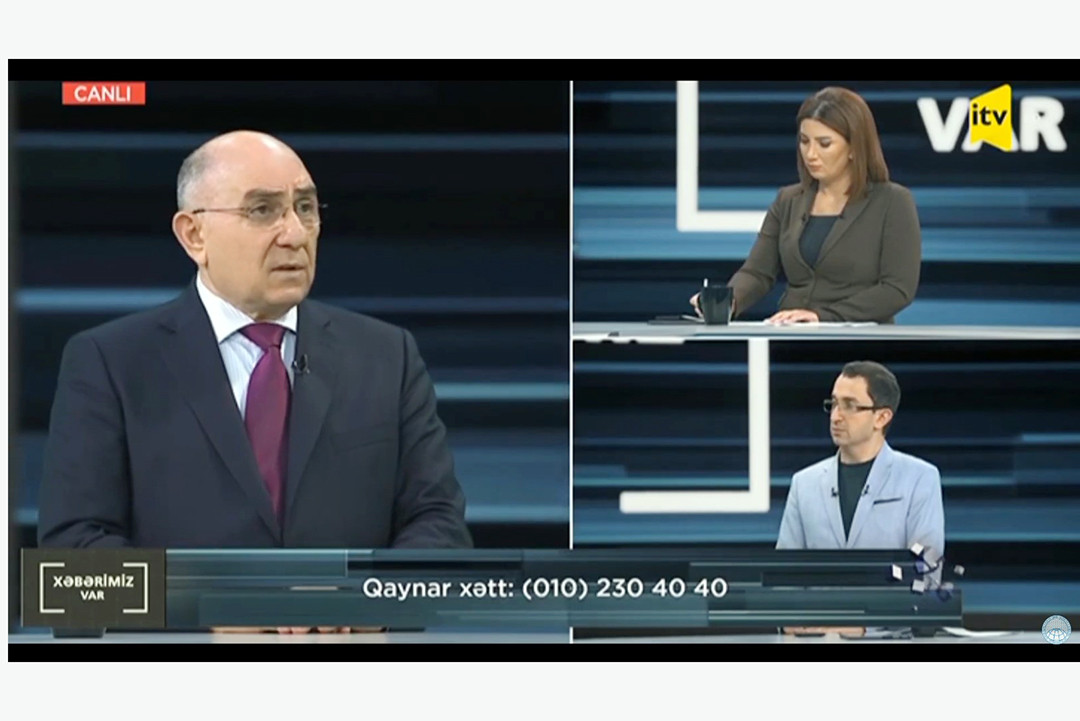 Akademik Rasim Əliquliyev İTV-nin “Xəbərimiz var” proqramının qonağı olub