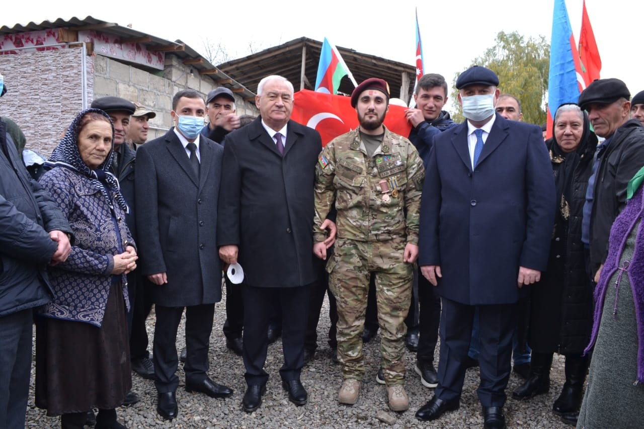 Vətən müharibəsi qazisi Füzuli rayon sakini Türkiyədə müalicəsini bitirərək vətənə dönüb