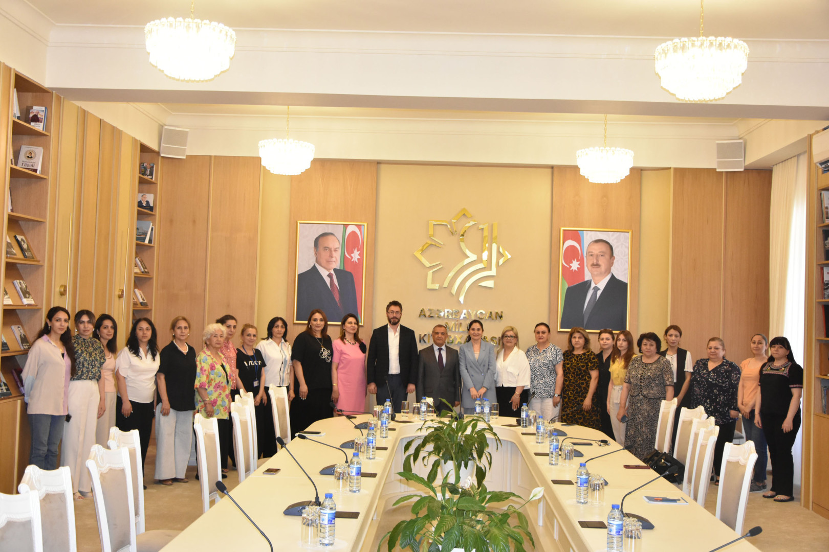 Azərbaycan Milli Kitabxanasının yeni loqosunun təqdimat mərasimi keçirilib