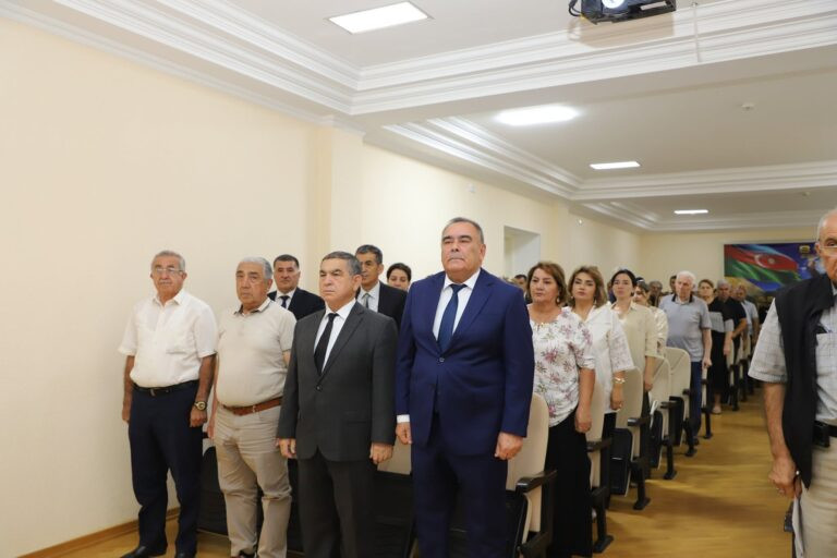 Bitki Mühafizəsi və Texniki Bitkilər Elmi-Tədqiqat İnstitutunda 27 Sentyabr – Anım Gününə həsr olunmuş tədbir keçirilib