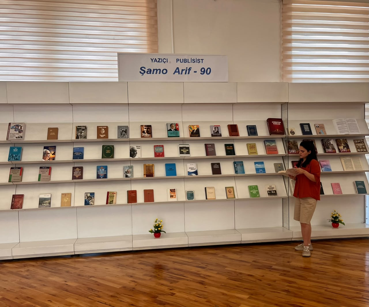 Milli Kitabxanada “Yazıçı, publisist Şamo Arif - 90” adlı ənənəvi kitab sərgisi istifadəçilərə təqdim olunub