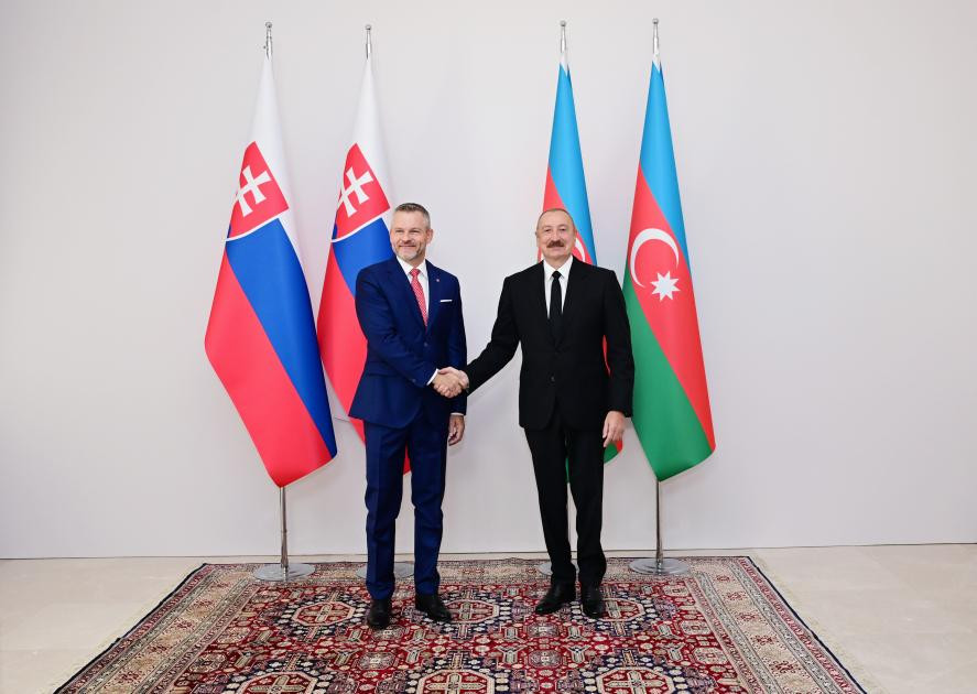 Şuşada İlham Əliyevin Slovakiya Prezidenti ilə təkbətək görüşü olub -