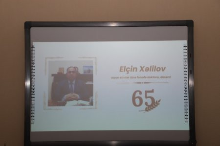 Bitki mühafizəsi sahəsinin tanınmış alimi Elçin Xəlilovun yubiley tədbiri keçirilib