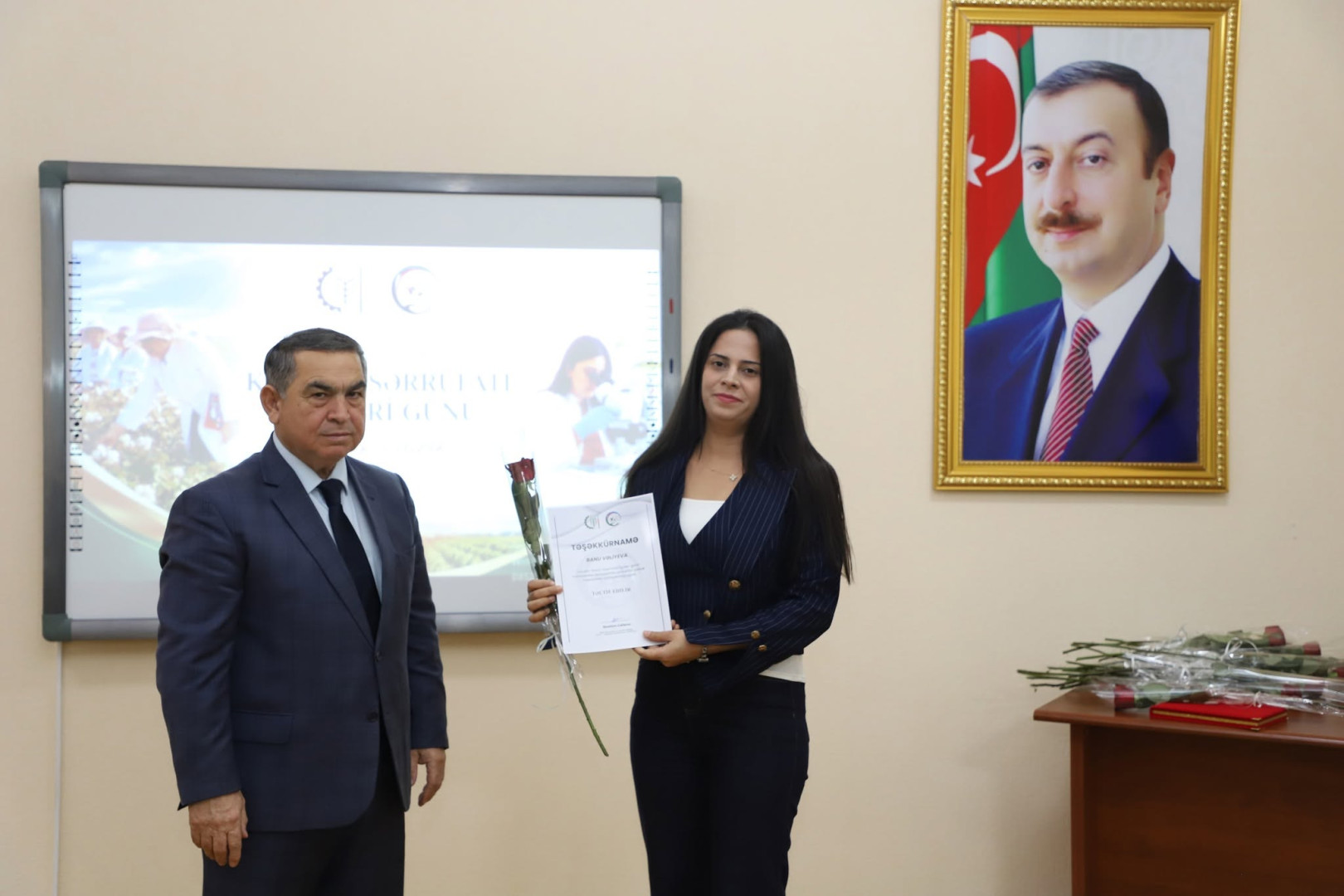 Bitki Mühafizə və Texniki Bitkilər Elmi-Tədqiqat İnstitutunda 1 Noyabr – Kənd Təsərrüfatı İşçiləri Günü münasibətilə tədbir keçirilib