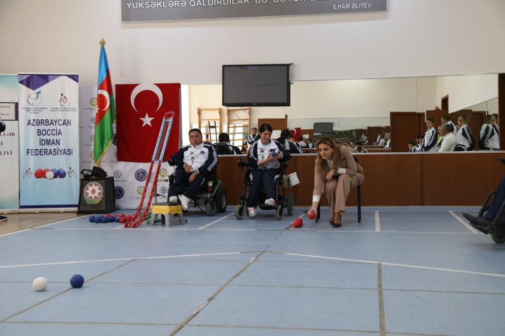 Könül Nurullayeva Boccia İdman Federasiyasının idmançı və rəhbər heyəti ilə görüşüb